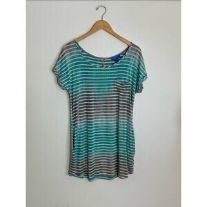 Blue Curl Beachwear Cover‎ Up